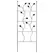 AGW 65"x25" Garden Trellis Black