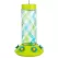 Friends of Flight 28oz Blue/Green Swirl Glass Hummingbird Feeder with Green Plastic Base