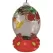 Friends of Flight 26.5oz Hand Painted Glass Hummingbird Feeder Red Base