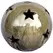 MCarr 10" Sphere W/Stars Jungle Rain
