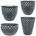 MCarr 26pc Diamond Planter Pallet Peacock