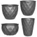 MCarr 26pc Teardrop Planter Pallet Matte Black