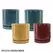 MCarr 18PC Round Cache Pot W/Saucer Set Mix Colors