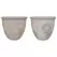 MCarr 24pc Light Cement Mosaic Round Planter Pallet