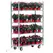 GS 2259 TRANSPORT & DISPLAY CART W/3 SHELVES 5IN WHEELS