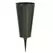 Memorial Vase 4" Green Small Flat Bottom