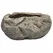 MCarr 6.5" Irregular Stone Pot Dark Brown
