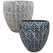MCarr 12pc Round Leaf Planter Pallet Mixed Colors