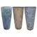 MCarr 15PC Tall Round Pltr Plt Mixed Colors