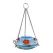 Natures Way 16oz Garden Top Fill Hummingbird Feeder Mason Jar Blue Glass