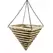 SuperMoss 14" Woven Stratton Wood Pyramid Hanging Basket