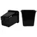 SunPack 12"x12" Square Pot, Black 12" Tall