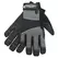 SWI West County Men Work Glove Coal Large Synthetic Leather Pad Palm