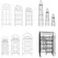 Deer Park Arch & Final Trellis Assortment with Display