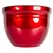Gardener Select 15" Madison Metallic Red Planter 15.35"x15.35"x11.22" 6/CS