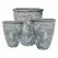 MCarr 6pc Aquapot Planter Pallet Full Volcanic White