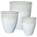 MCarr 6PC Large Rim Pltr Plt Volcanic White