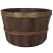 Grower Select 1 Peck Basket No Handle Brown 12/CS 48CS/PL