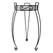 Deer Park 27" Combo Top Plant Stand Black