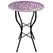 Gardener Select 14" Purple Haze Glass Birdbath w/Stand