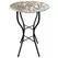 Gardener Select 14" Glass Birdbath Multi Color Geometric w/Stand
