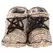 Gardener Select 4"x10" Straw Shoes Topiary Grey 6/CS
