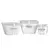 Gardener Select 3pc White Willow Square Flower Basket Planter 6/CS