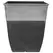 Grower Select 17.00 Hendrix Tall Square Planter Antique White Top Aged Black Bottom 15.19gal 13/CS - 17.01in OD X 19in H