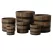 MCarr 48PC Whiskey Barrel Planter Plt Brown Oak