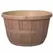 GROWER SELECT 10IN BUSHEL POT TAN W/BROWN WASH 24/CS