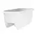 Apollo 24" Dual Deck Rail Planter White
