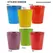 MCarr 18pc Tall Round Pot Set Mixed Colors