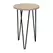 Panacea 16" Steel & Bamboo Mid Century Plant Stand