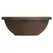HC 12" Garden Bowl Planter Chocolate w/ Removable Drain Plugs Akro Mils