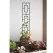 Panacea 46" Contemporary Pot Trellis Black