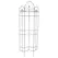 Panacea 72"x24" Offset Finial Trellis Black