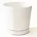 Majestic 10" Cylind Pot White Full Depth Glossy