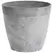 Artstone 8" Round Dolce Planter Grey