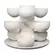 HC 8" Pixie Succulent Stacking Planter Vanilla Bisque