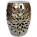 MCarr 19" Starburst Garden Stool Brown Cream