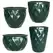 MCarr 26pc Teardrop Planter Pallet Glass Green