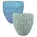 MCarr 12pc Round Leaf Planter Pallet Mixed Colors