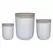 MCarr 12pc Tall Round Planter Pallet Volcanic White