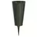 Memorial Vase 5" Green Large Flat Bottom