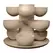 HC 8" Pixie Succulent Stacking Planter Artisan Taupe