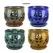 MCarr 8PC 6.5" Tulip Leaf Orchid Pot Mixed Asst