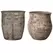 MCarr 36pc Round Planter Pallet Weathered Dark Brown