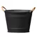 Panacea 8" Washtub Matte Black with Copper Handles