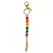 Primitive Rainbow Macrame Key Chain