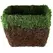 SSI 7-1/2"x7-1/2" Maya Planter Green Moss